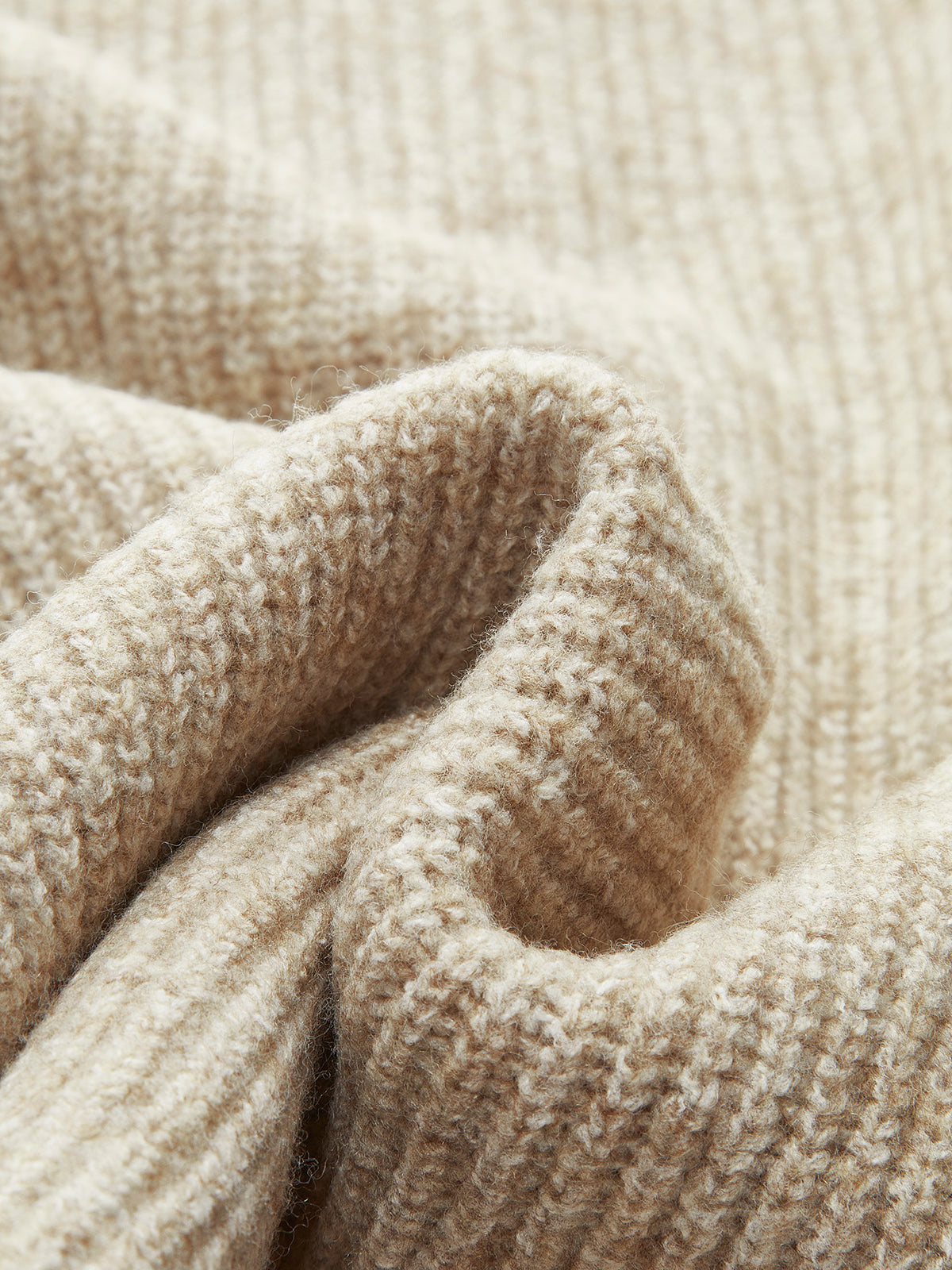 Women's Wool-Blend Zipper Sweater Co-ords
