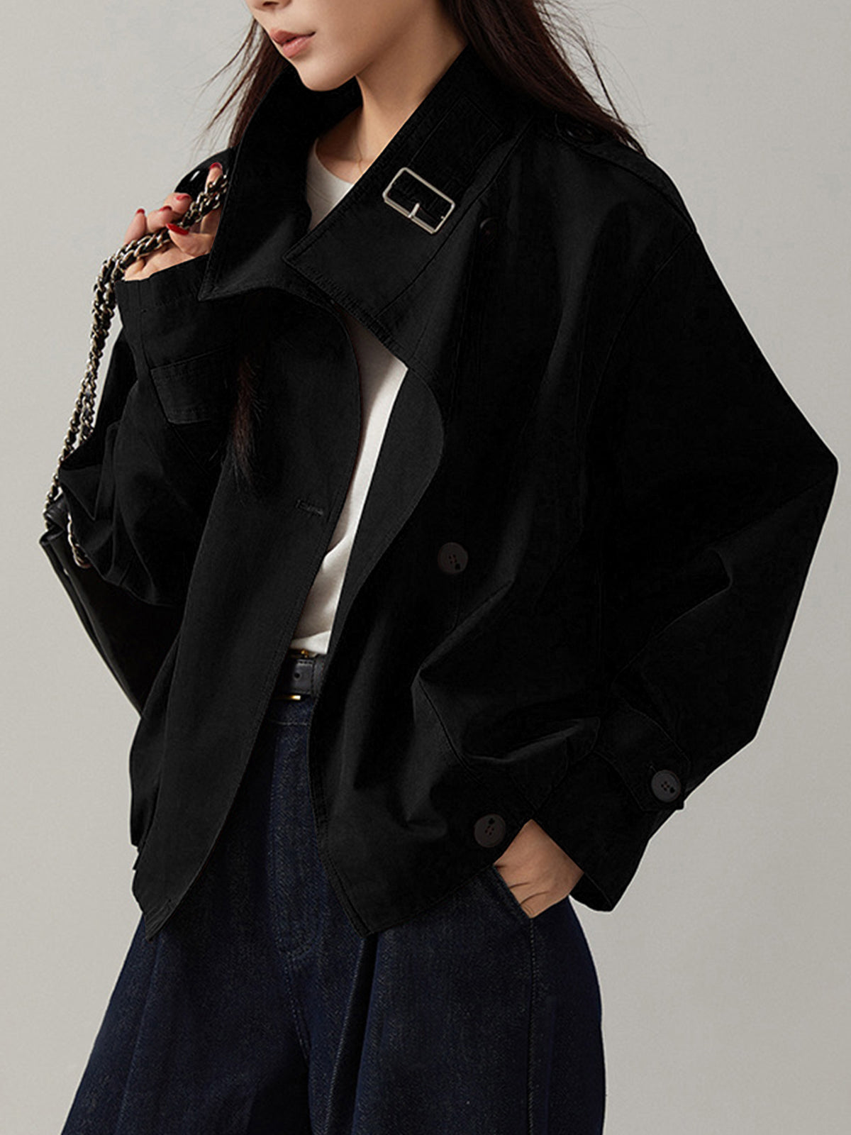 Women's Vintage Loose Trench Coat