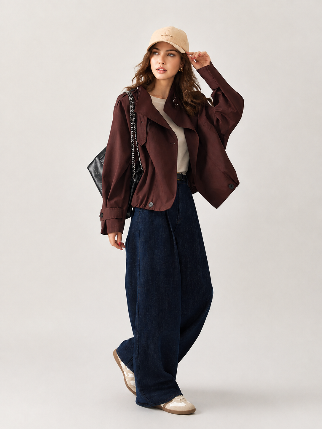 Women's Vintage Loose Trench Coat