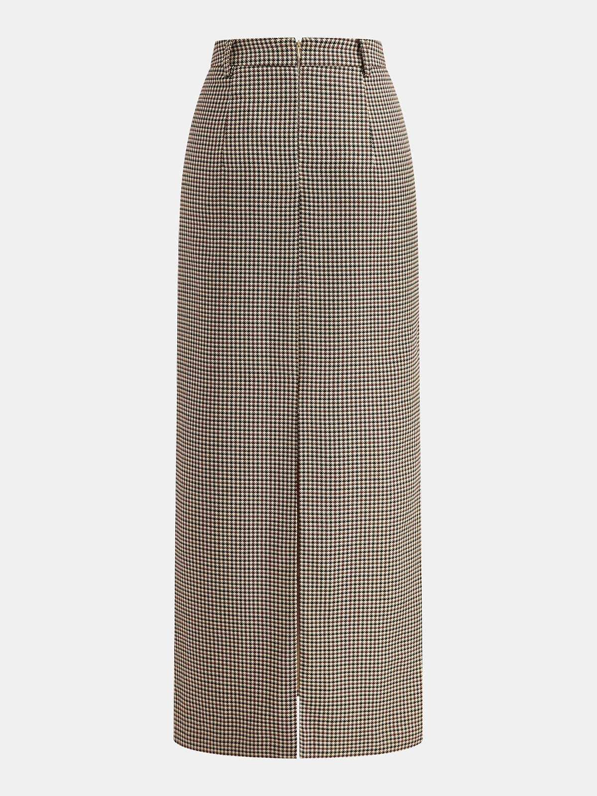 Women's Houndstooth Midi Pencil Skirt