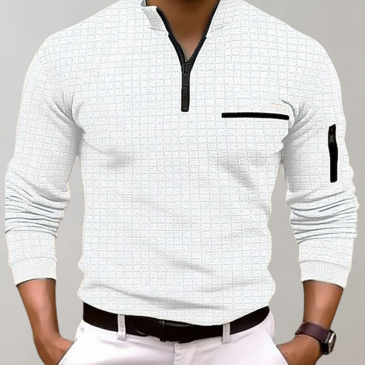 Men's Casual Comfortable Cotton Polo Shirt - Summer Wear