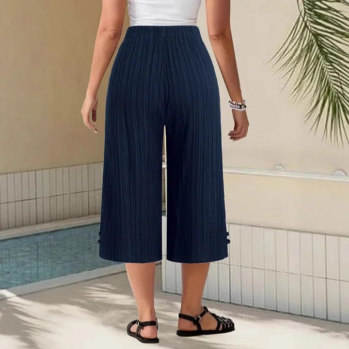 Christine | Women's Linen Wide-Leg Pants, Casual