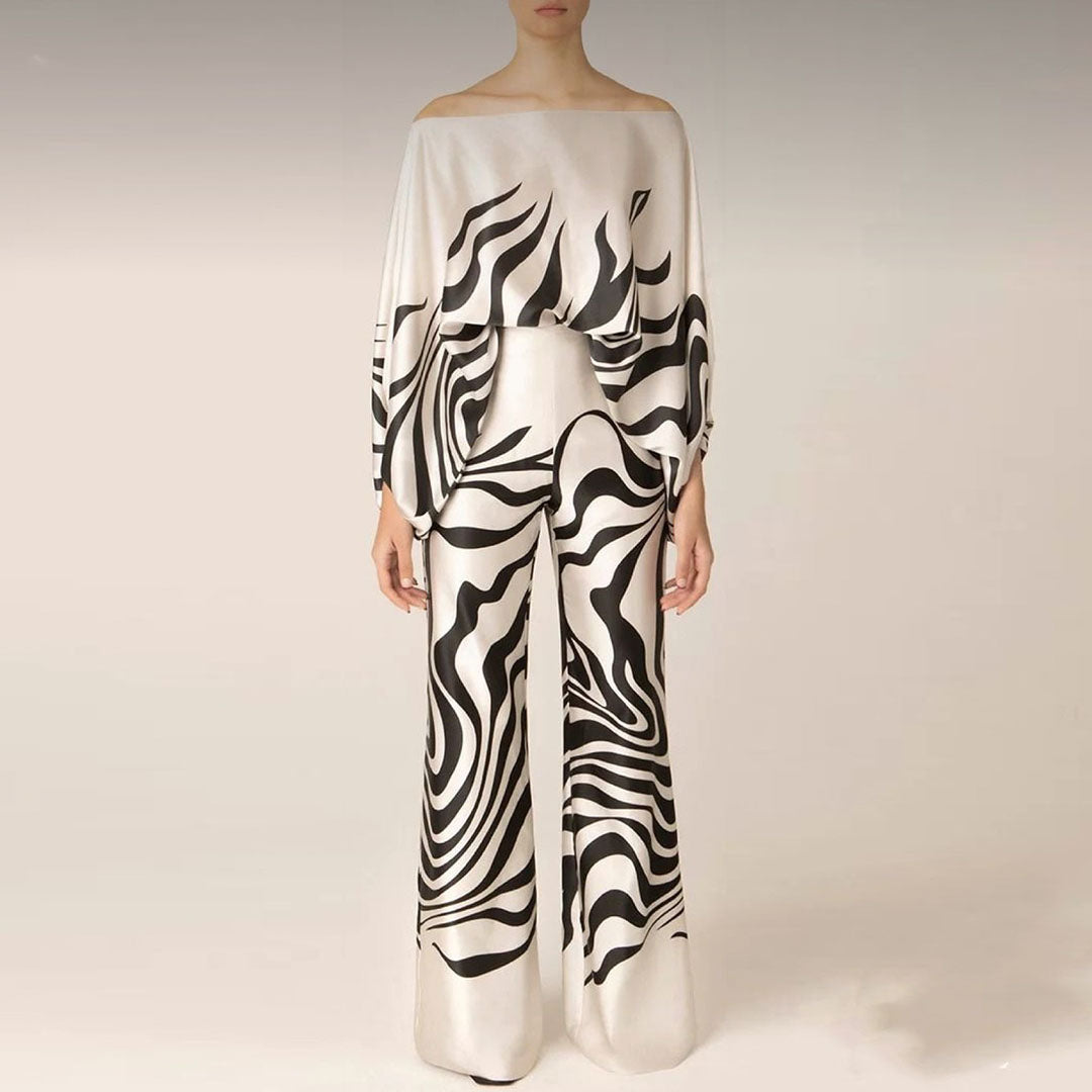 Nova | Women's Two-Piece Blouse Outfit Set