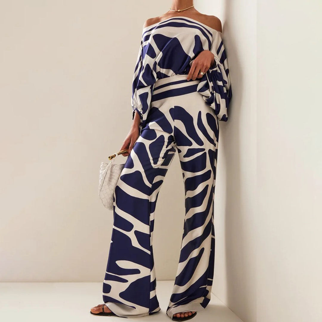 Nova | Women's Two-Piece Blouse Outfit Set
