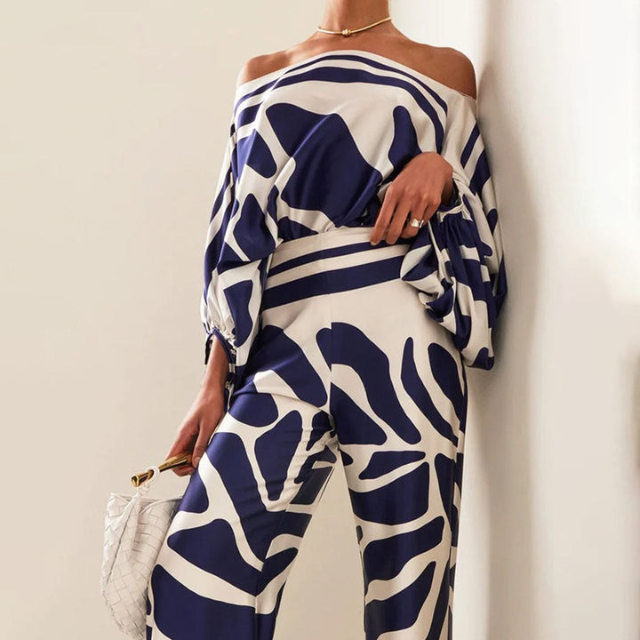 Nova | Women's Two-Piece Blouse Outfit Set