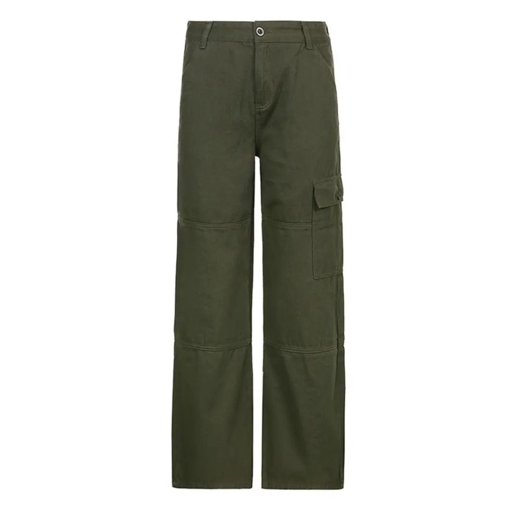Emily | Women's Cotton Cargo Pants, Casual Everyday Wear