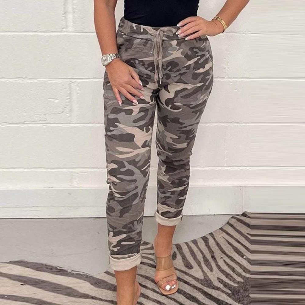 Penelope | Women's Camouflage Pants, Casual Wear