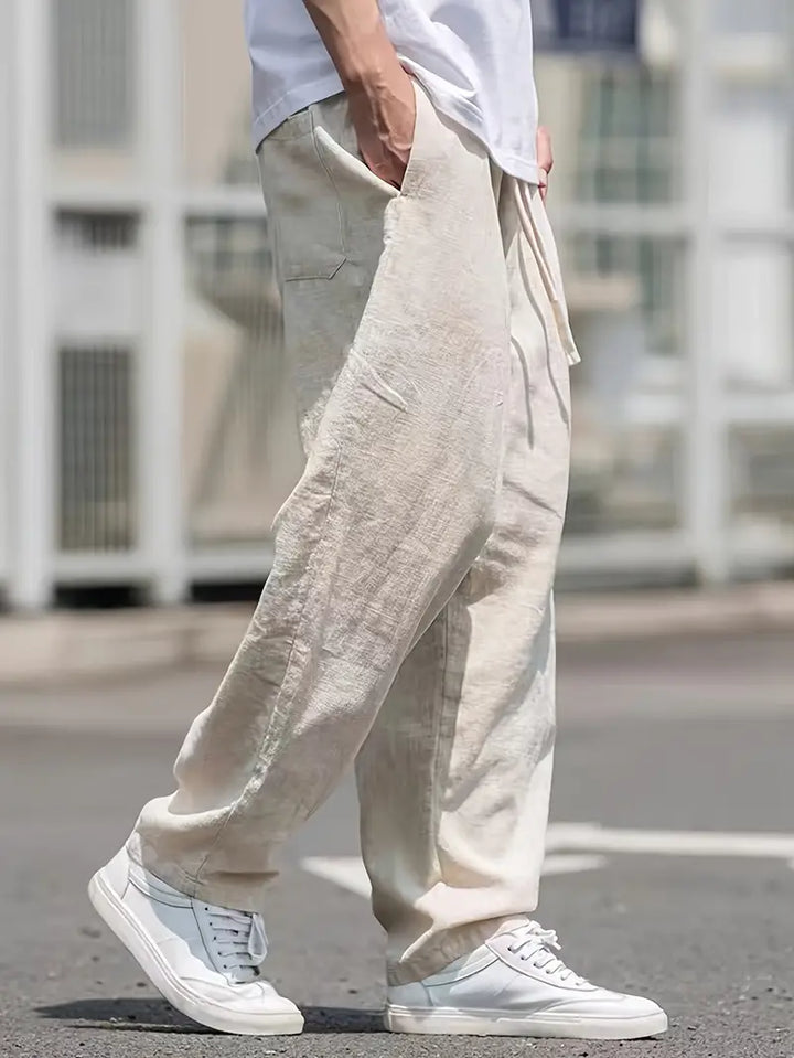 Casual Baggy Summer Linen Trousers