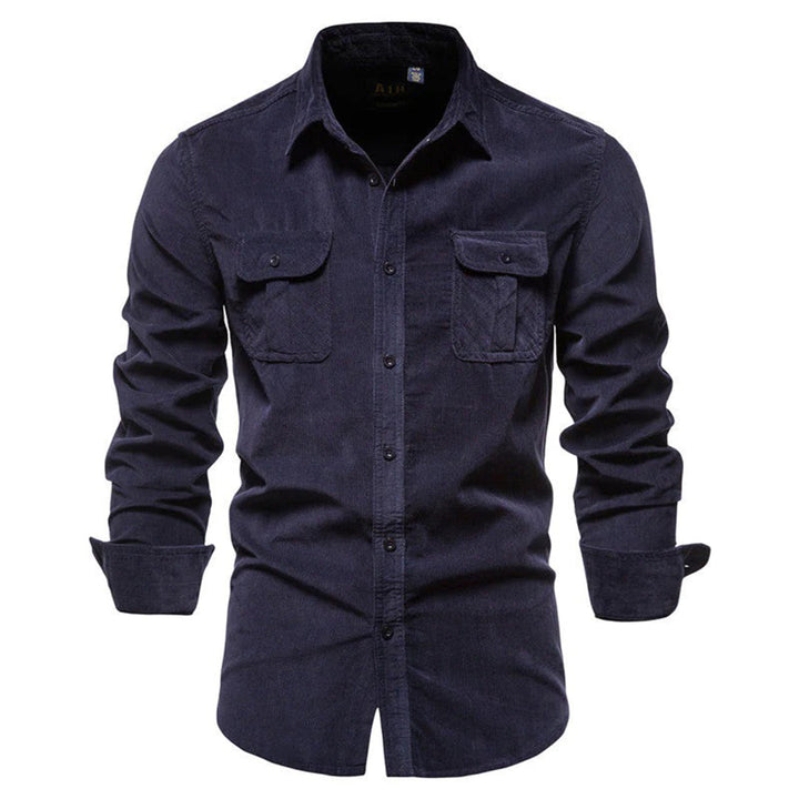 Men's Casual Corduroy Shirt - Summer Lightweight