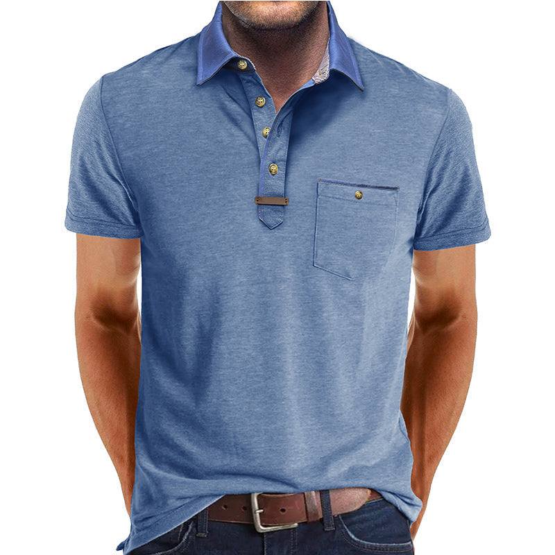 Men's Casual Cotton Polo Shirt - Everyday Wear