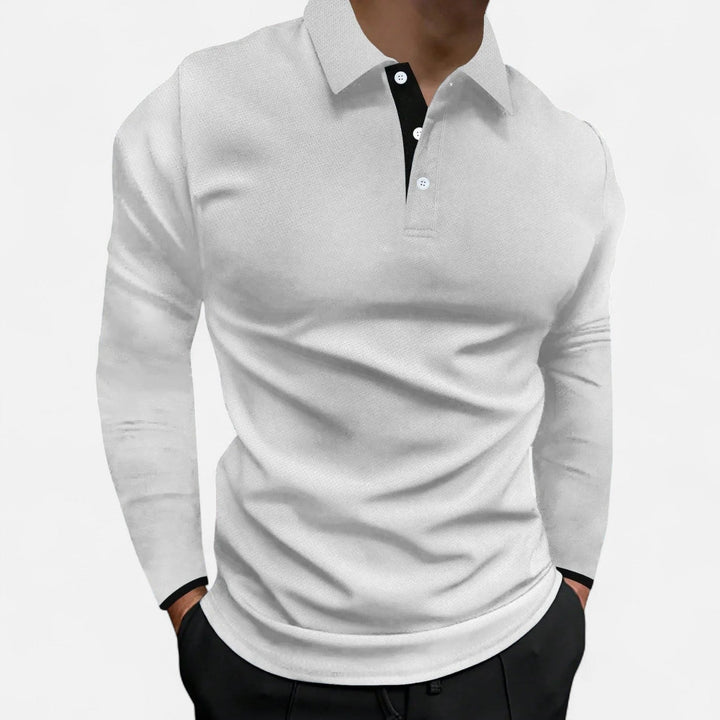 Men's Casual Comfortable Cotton Polo Shirt - Everyday Wear