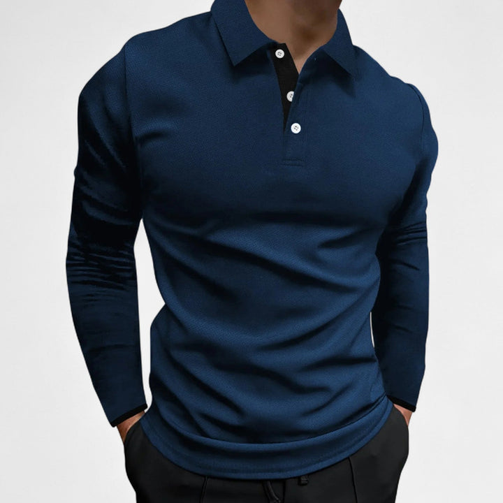 Men's Casual Comfortable Cotton Polo Shirt - Everyday Wear