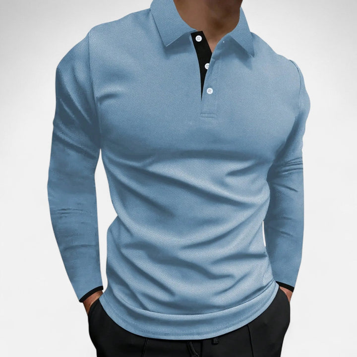 Men's Casual Comfortable Cotton Polo Shirt - Everyday Wear