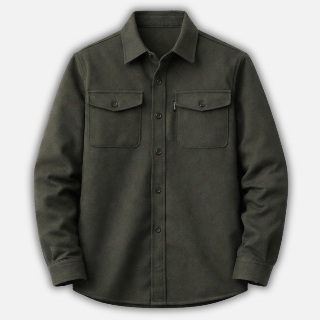 Men's Casual Denim Overshirt - Everyday Wear