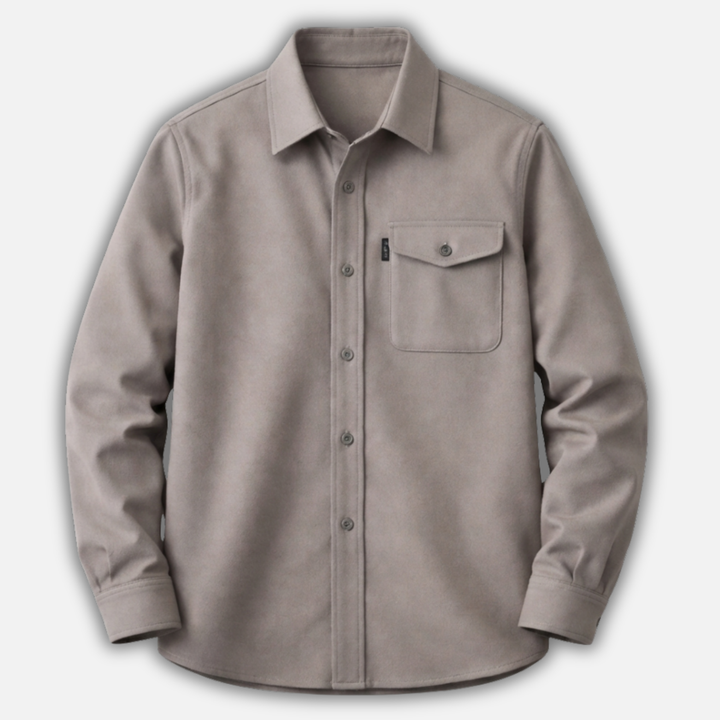 Men's Casual Denim Overshirt - Everyday Wear