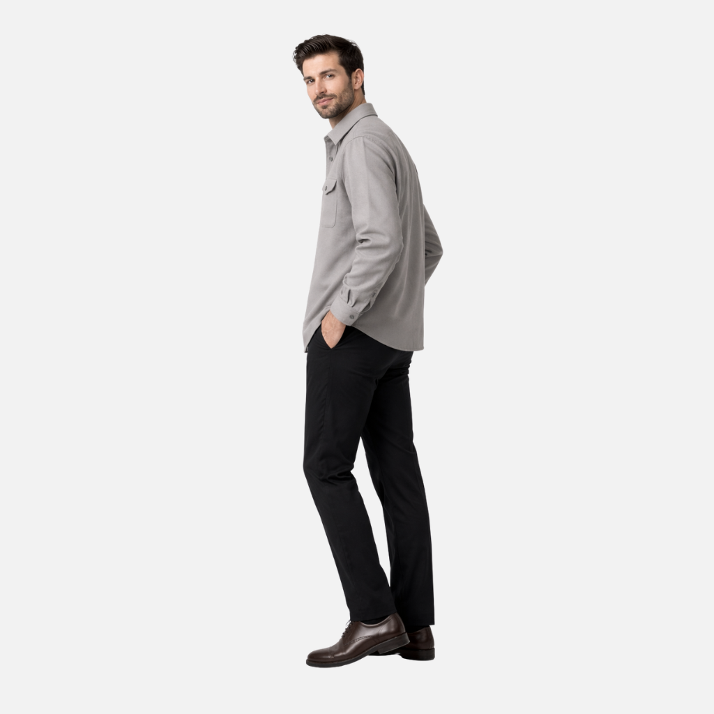 Men's Casual Denim Overshirt - Everyday Wear