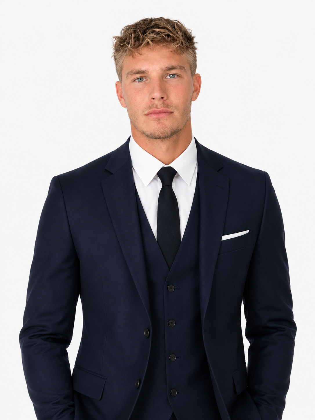Men's Tailored Three-Piece Suit