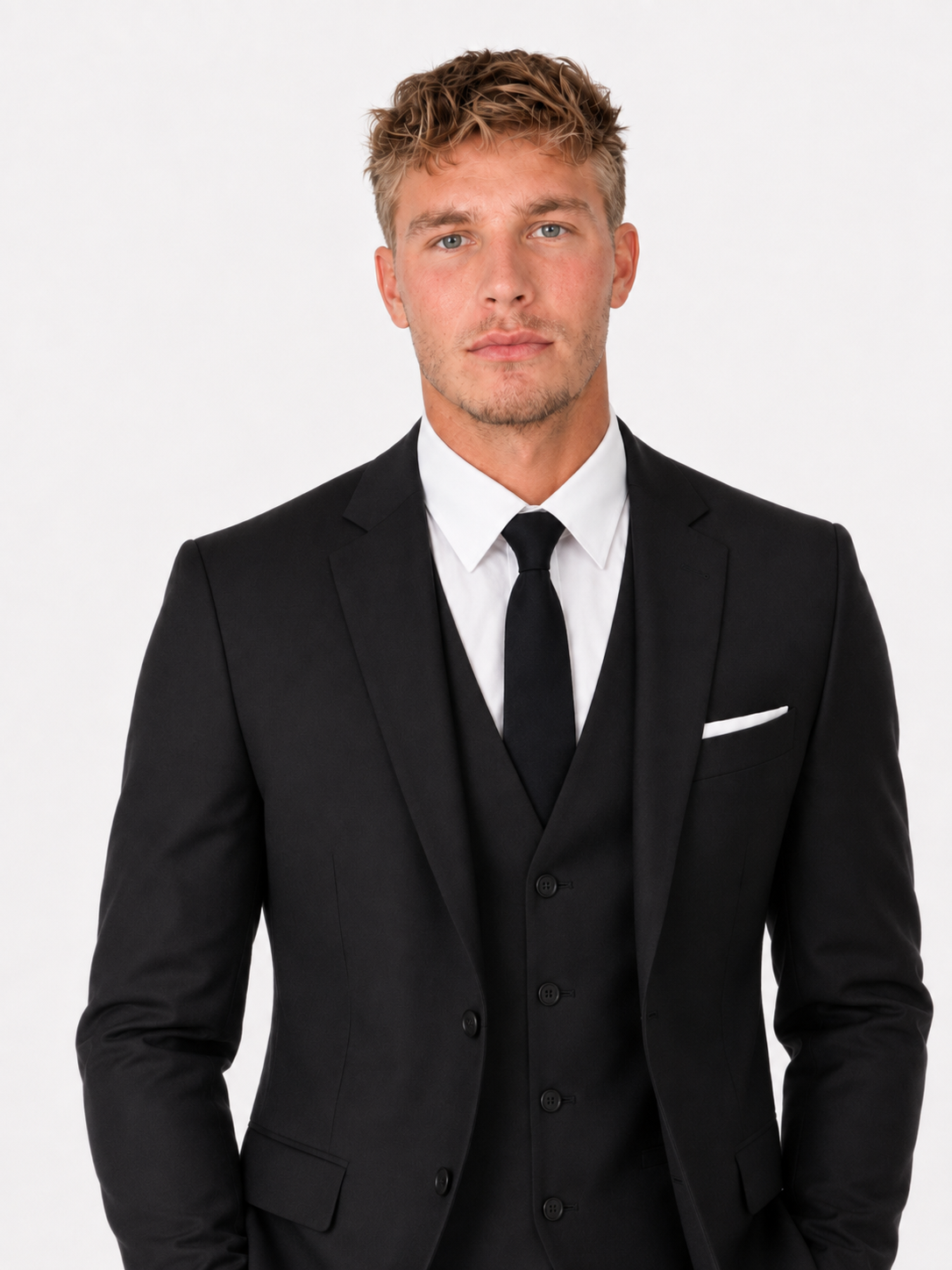 Men's Tailored Three-Piece Suit