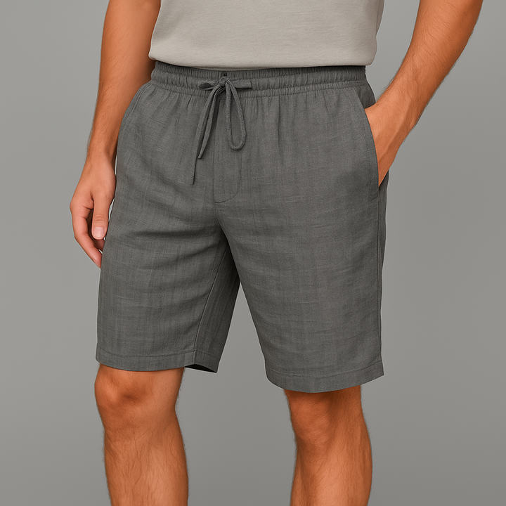 Men's Linen Shorts - Relaxed Fit Summer Casual