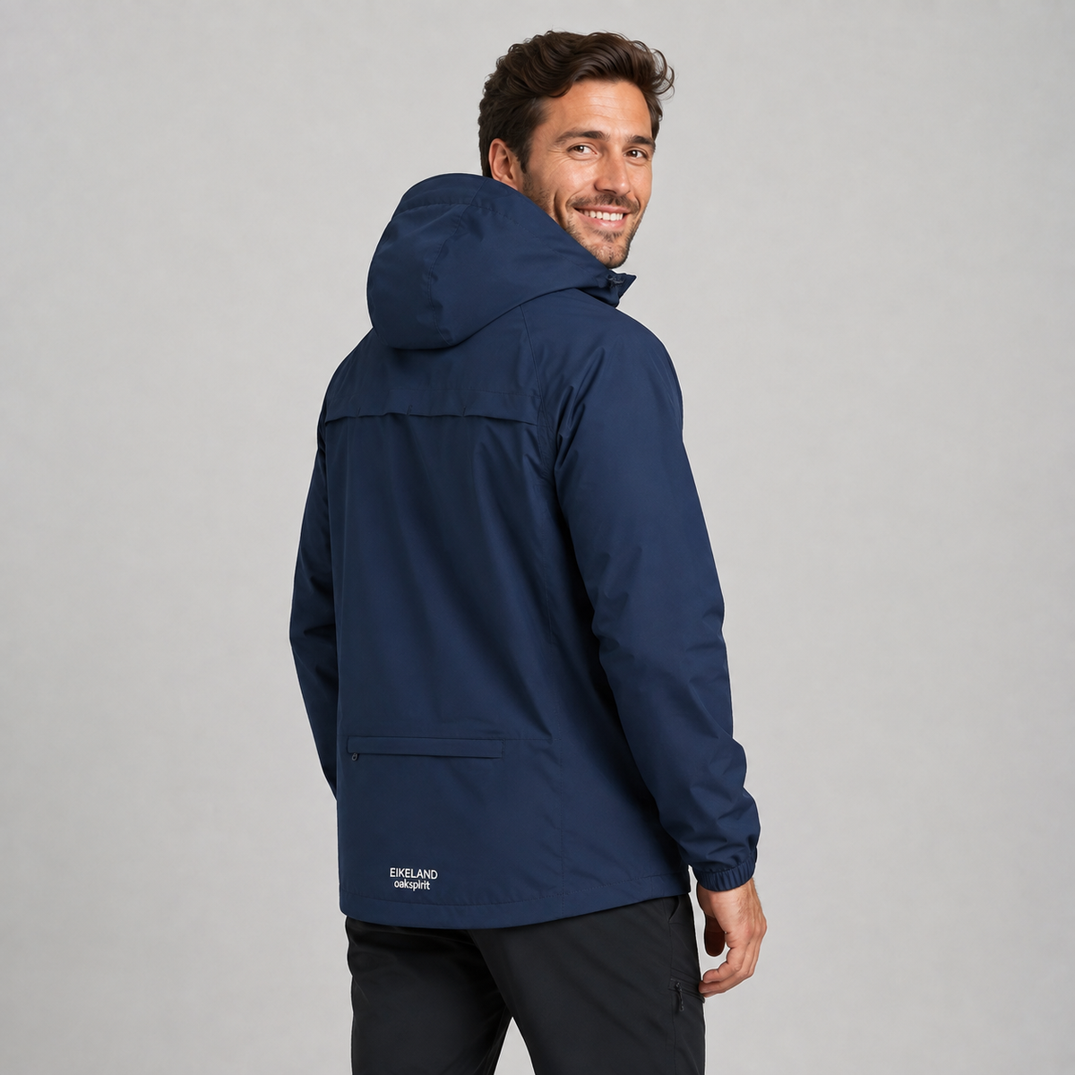 Men's Lightweight Waterproof Hooded Rain Jacket