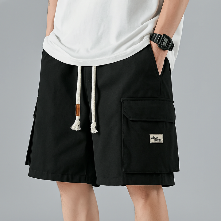 Men's Utility Cargo Shorts - Relaxed Fit with Pockets