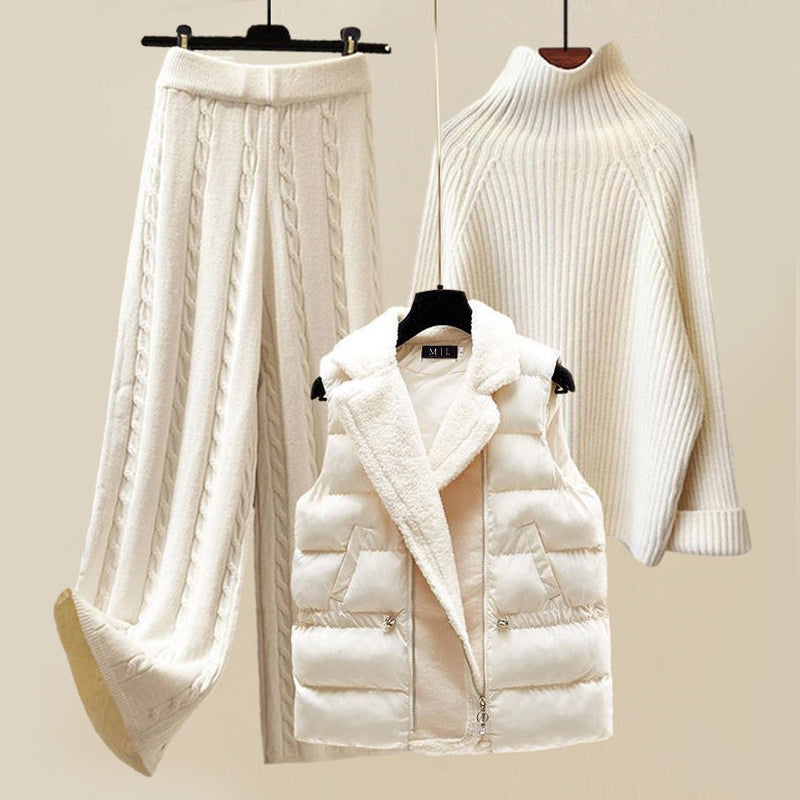 Sophia | Women's Three-Piece Lounge Set, Casual