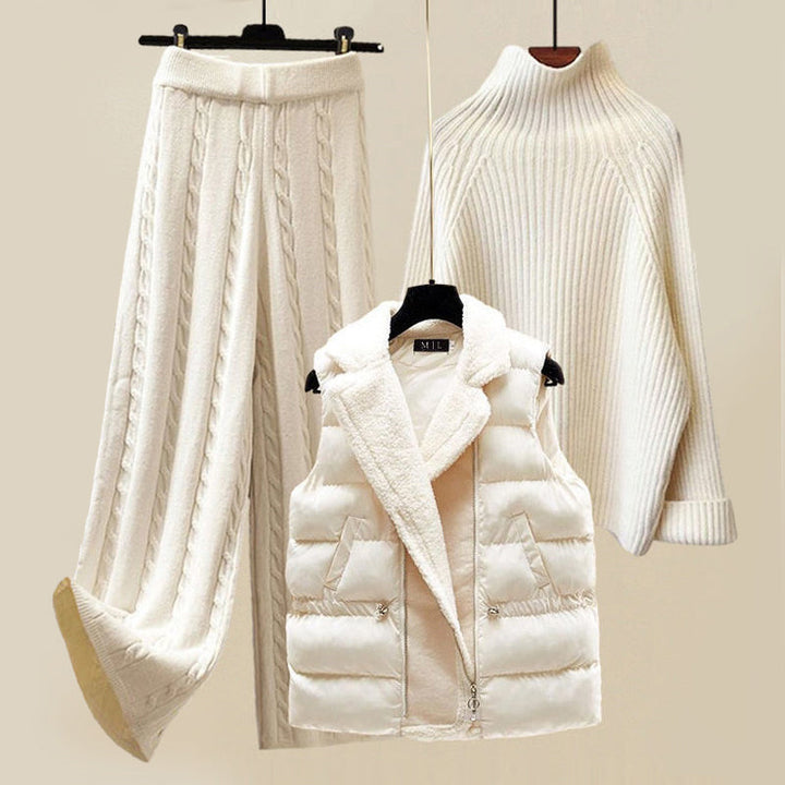 Sophia | Women's Three-Piece Lounge Set, Casual