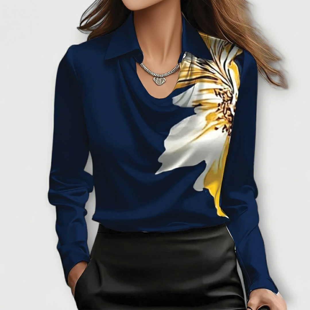 Scarlett | Women's Satin Blouse, Evening
