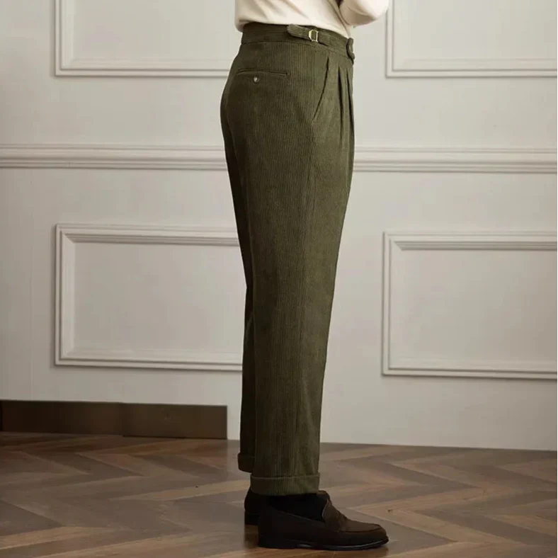 Men's Casual Corduroy Pants - Classic Comfort