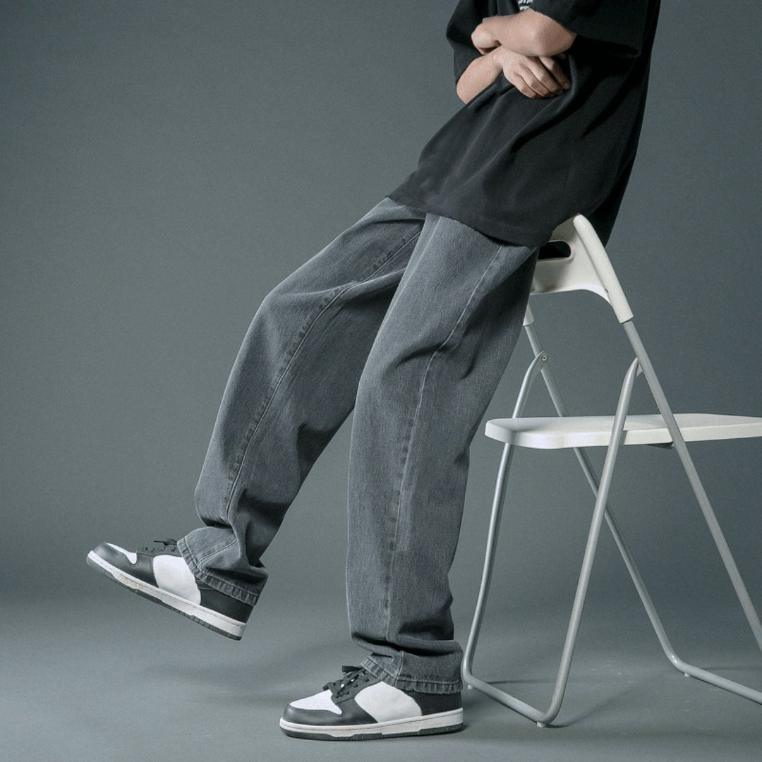 Men's Classic Denim Jeans - Casual Wear