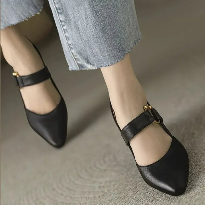 Women's Pointed Toe Slingback Shoes - Casual Summer