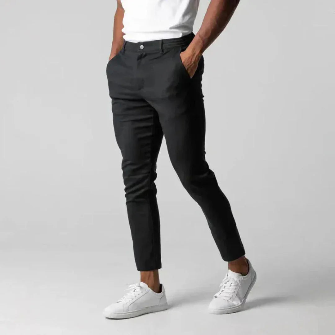 Women's Tapered Fit Cotton Chinos - Casual Wear