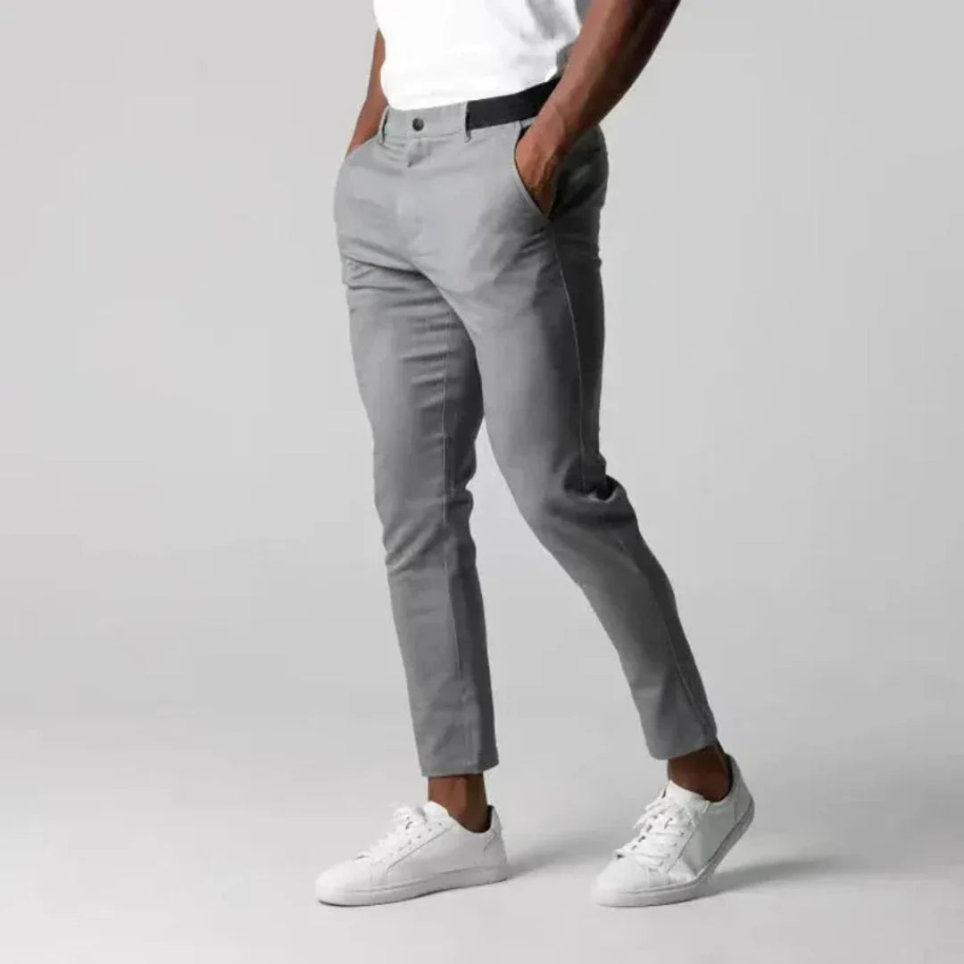 Women's Tapered Fit Cotton Chinos - Casual Wear