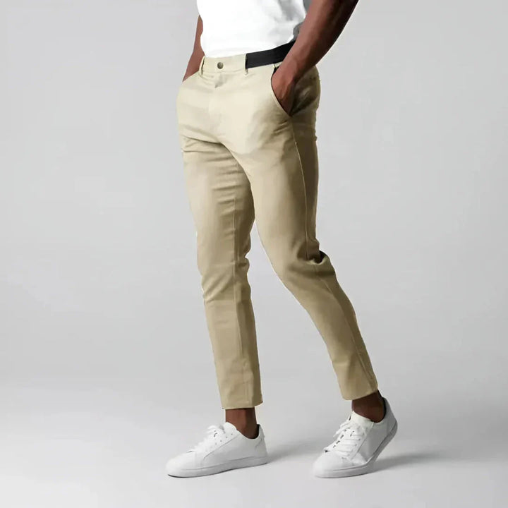 Men's Casual Stretch Tapered Chinos - Ultimate Comfort