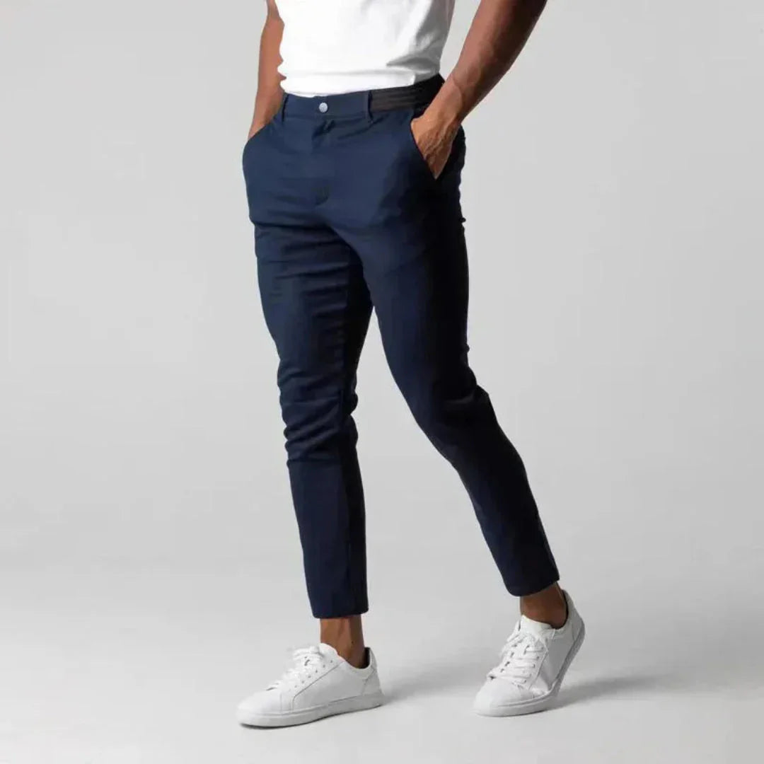 Women's Tapered Fit Cotton Chinos - Casual Wear
