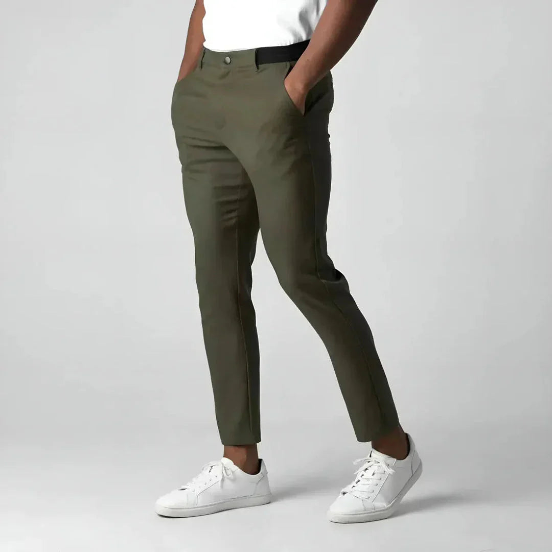 Women's Tapered Fit Cotton Chinos - Casual Wear