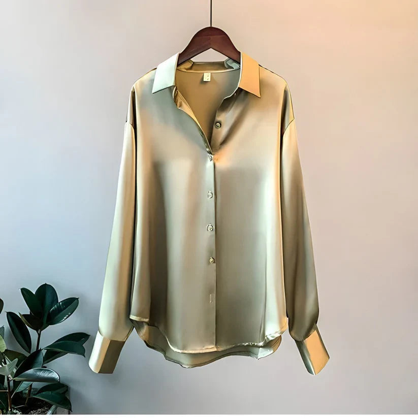 Sophia | Women's Silk Blouse, Casual Wear