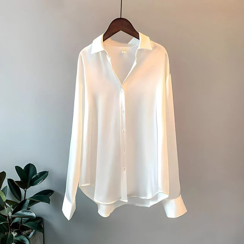 Sophia | Women's Silk Blouse, Casual Wear