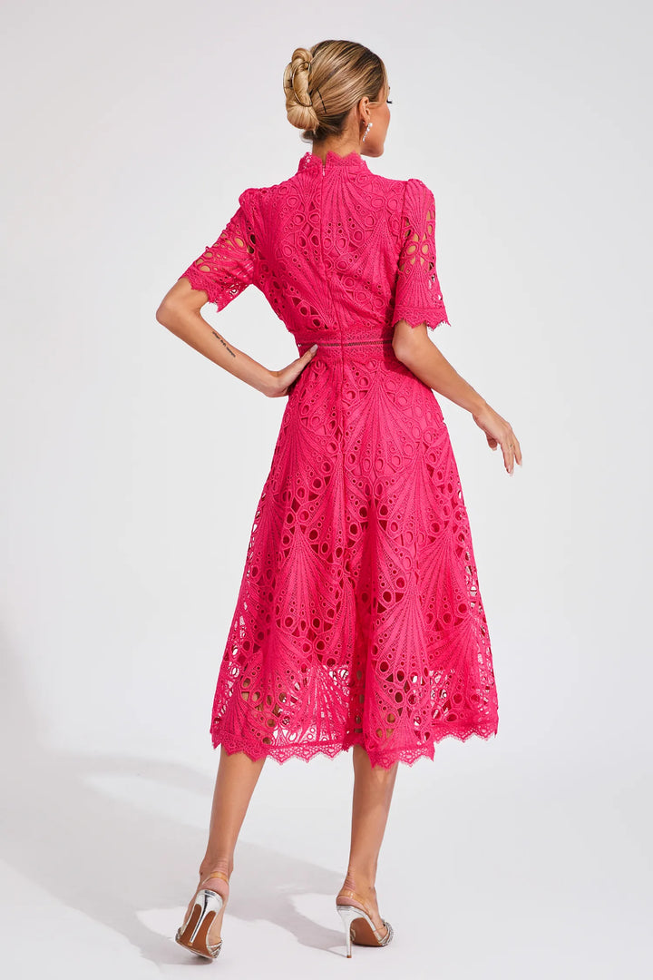 Sophia | Women's Lace Midi Dress, Formal