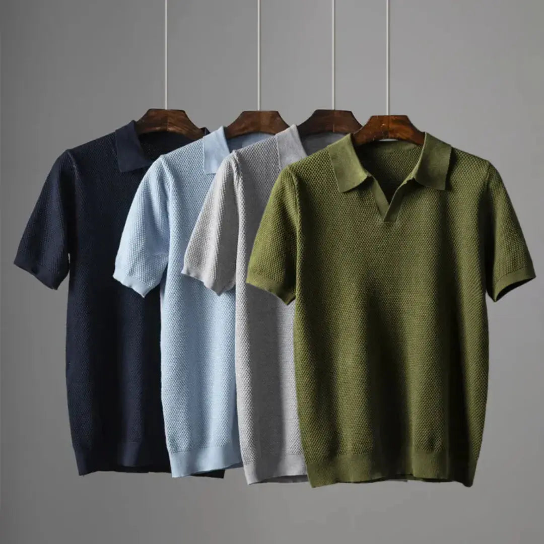 Men's Classic Fit Polo Shirt - Casual Summer