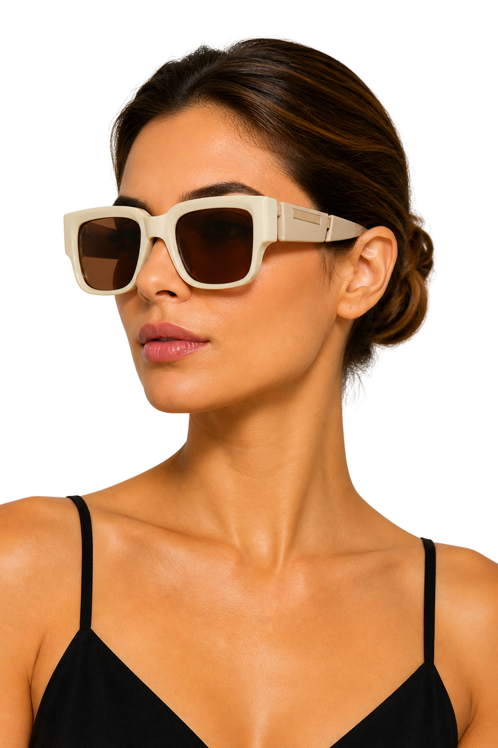 Women's Oversized Tortoiseshell Sunglasses - Casual Summer