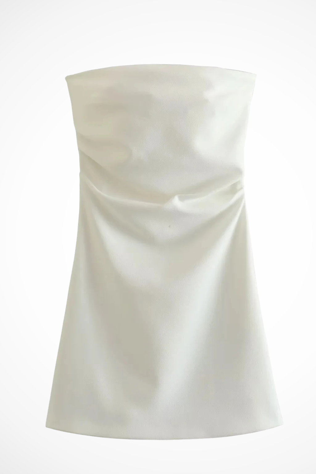 Women's Strapless Corset Cotton Mini Dress - Summer Race Day