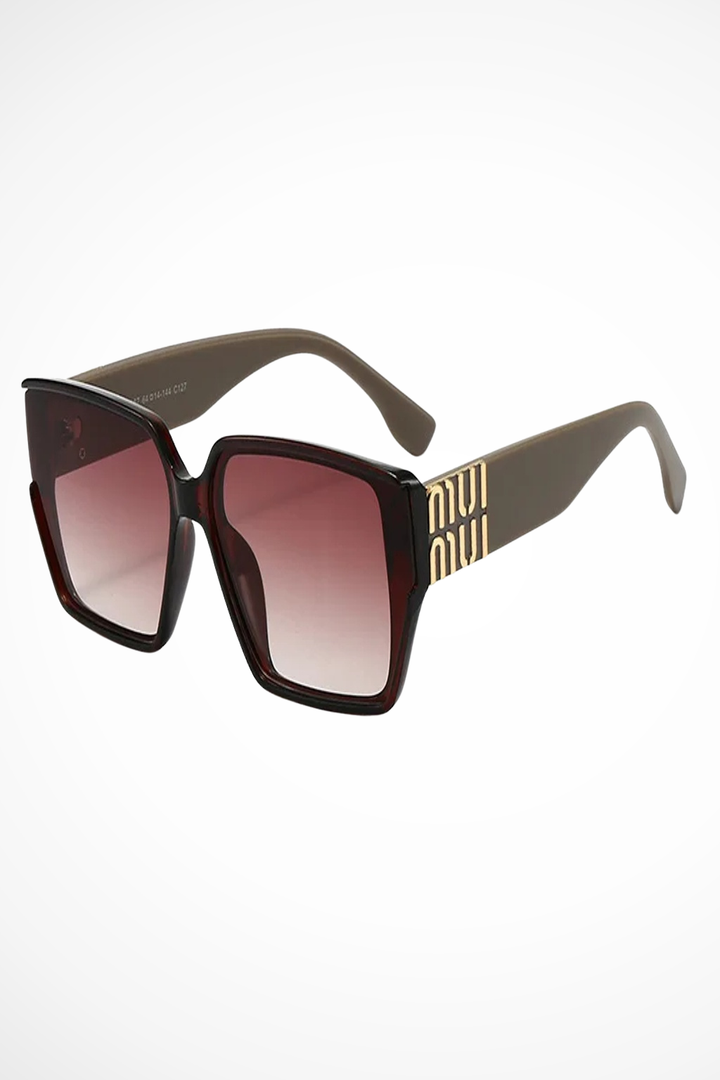 Women's Oversized Square Sunglasses - Summer Fashion Accessory
