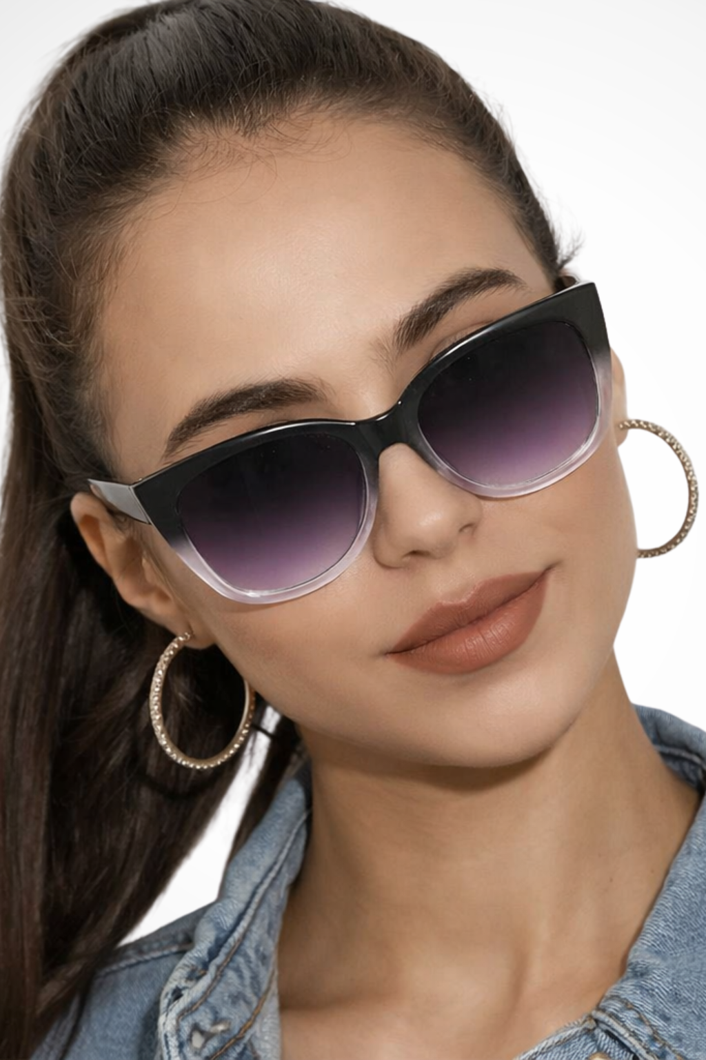 Women's Oversized Cat Eye Sunglasses - Summer Fashion Accessory