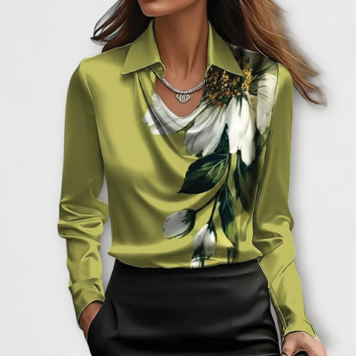 Scarlett | Women's Satin Blouse, Evening