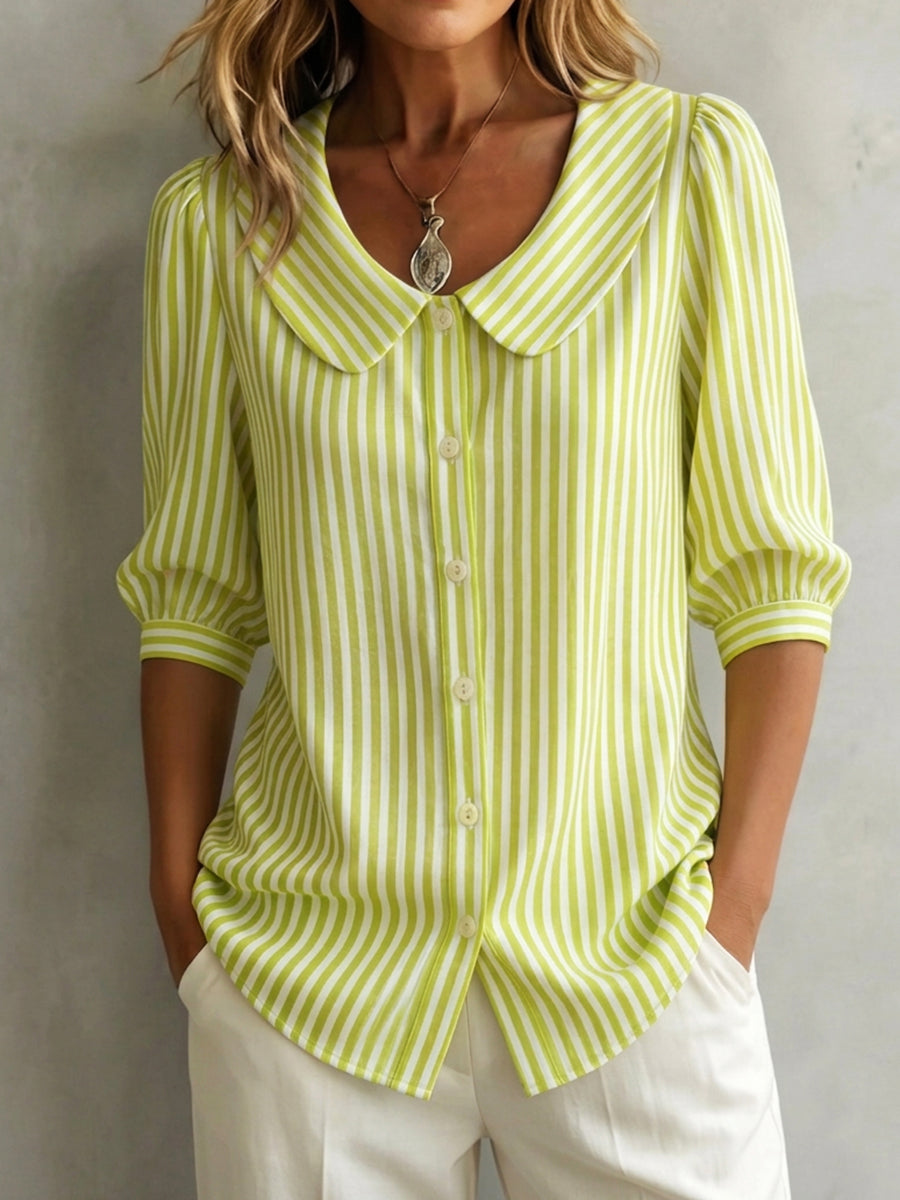 Jessica | Women's Striped Blouse, Casual