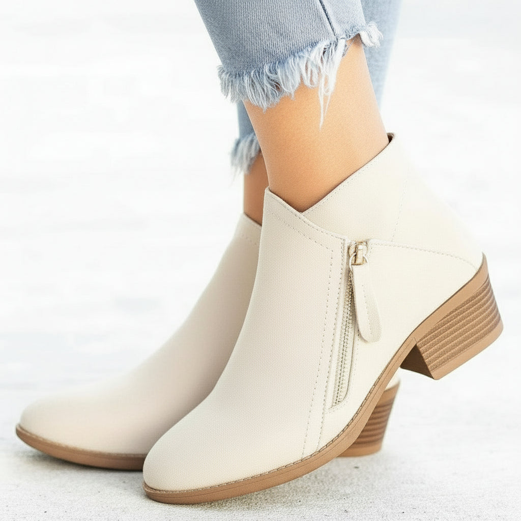 Women's Side-Zip Ankle Boots - Timeless Design