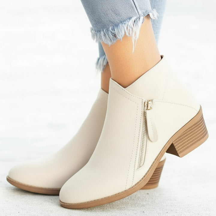 Women's Side-Zip Ankle Boots - Timeless Design
