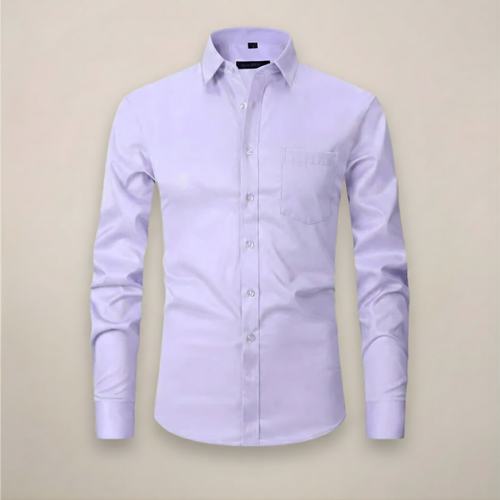 Men's Classic Fit Long Sleeve Shirt - Lightweight Breathable
