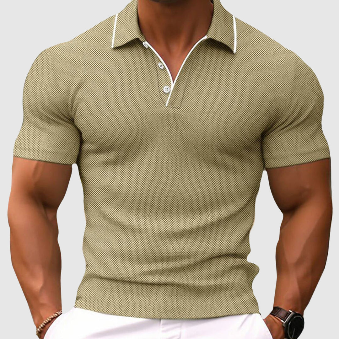 Men's Casual Cotton Polo Shirt - Stylish Comfortable Wear